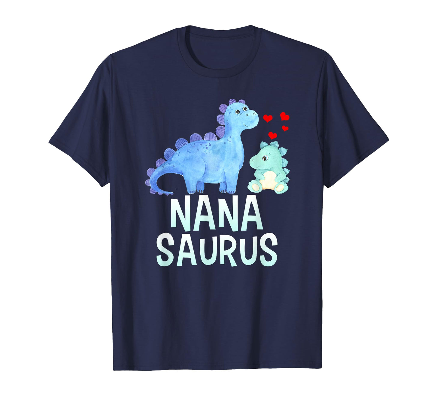 Nanasaurus Funny Dinosaur Baby Shower For Nana T-Shirt
