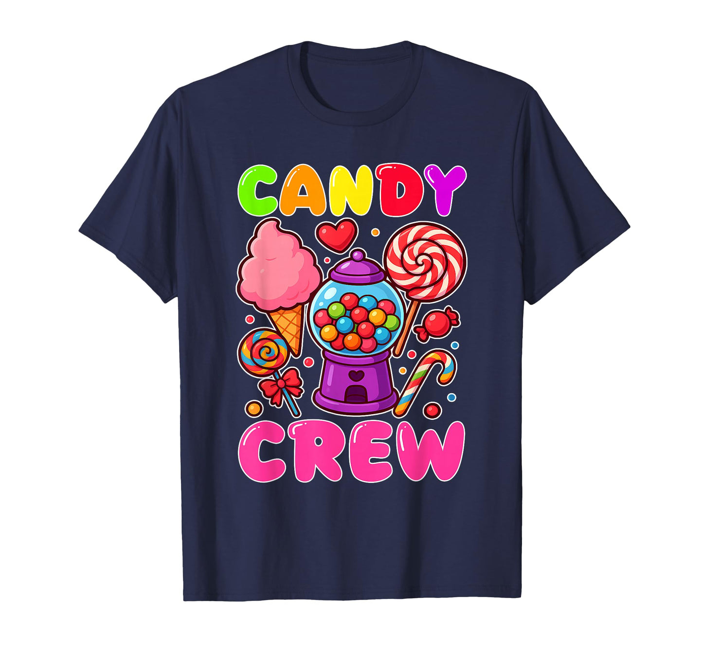 Candy Crew Candy Land Security Sweetie Candy Squad Kid Girls T-Shirt