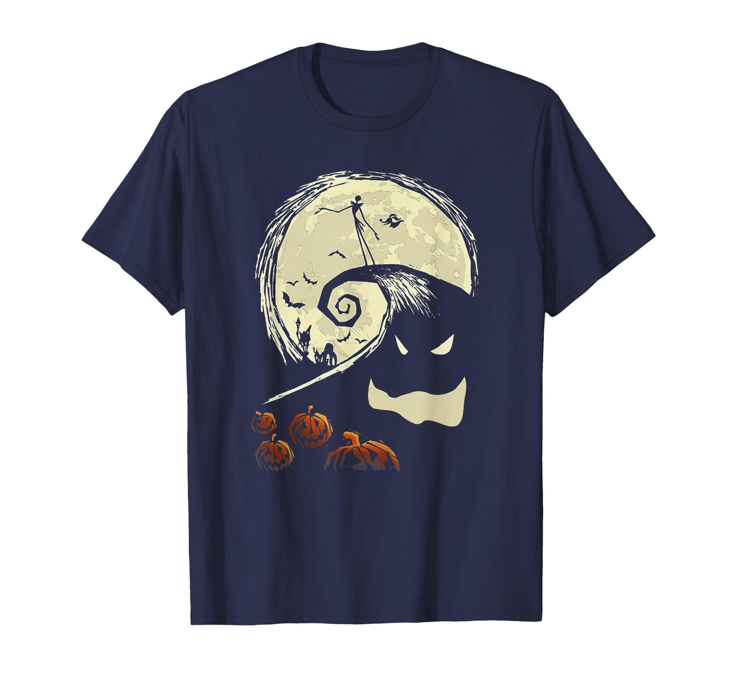 Disney The Nightmare Before Christmas Halloween Oogie Spiral T-Shirt