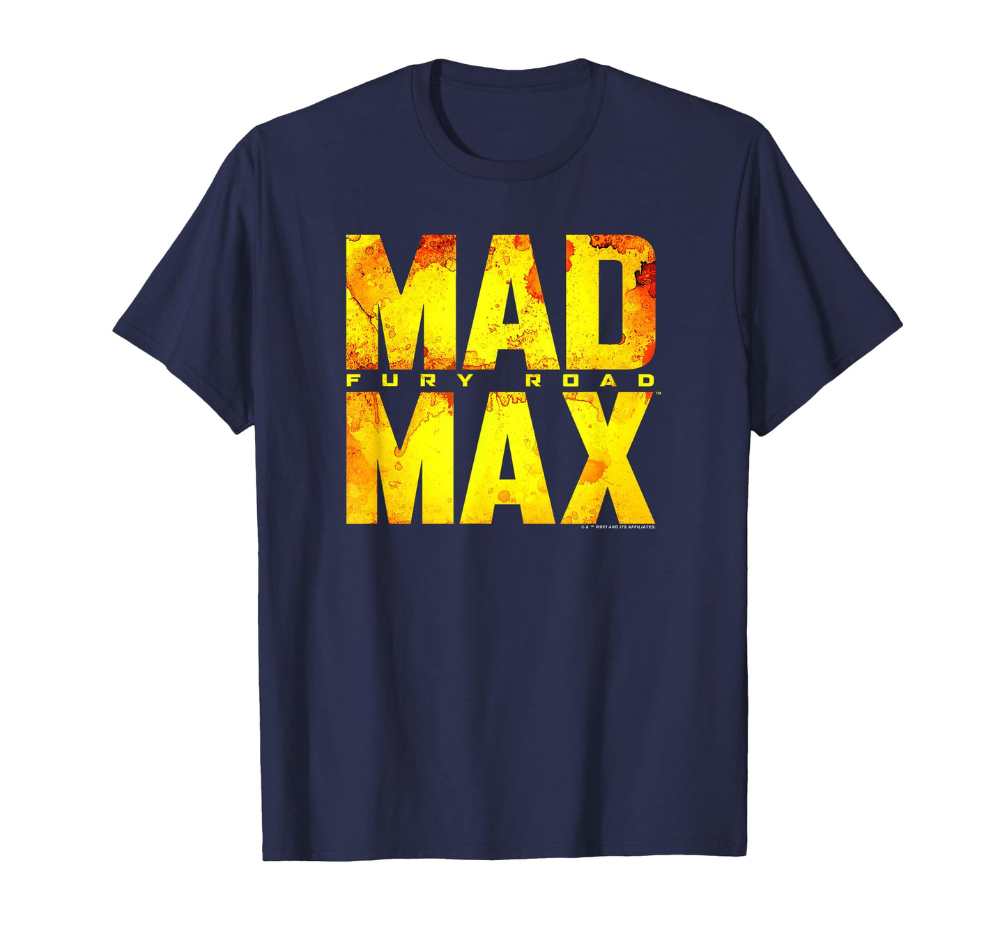 WB100 Mad Max Fury Road Bold Gold Stack Movie Logo T-Shirt