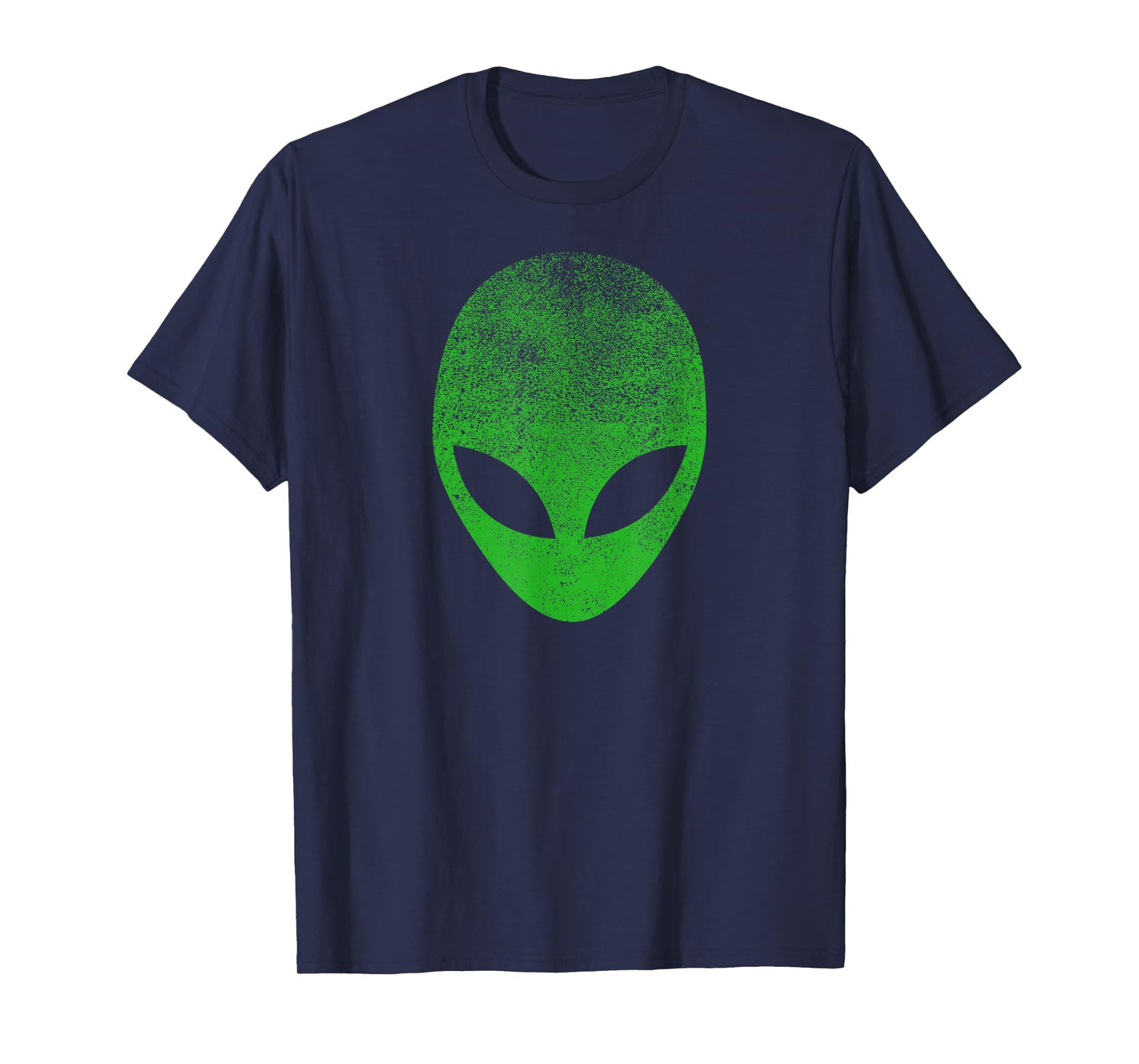Alien Head Distressed I Aliens UFO Area 51 Roswell T-Shirt