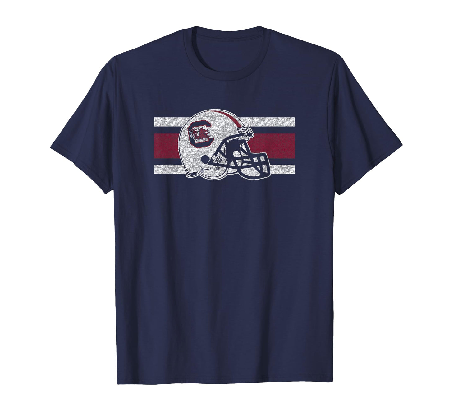 South Carolina Gamecocks Football Retro Helmet Black T-Shirt