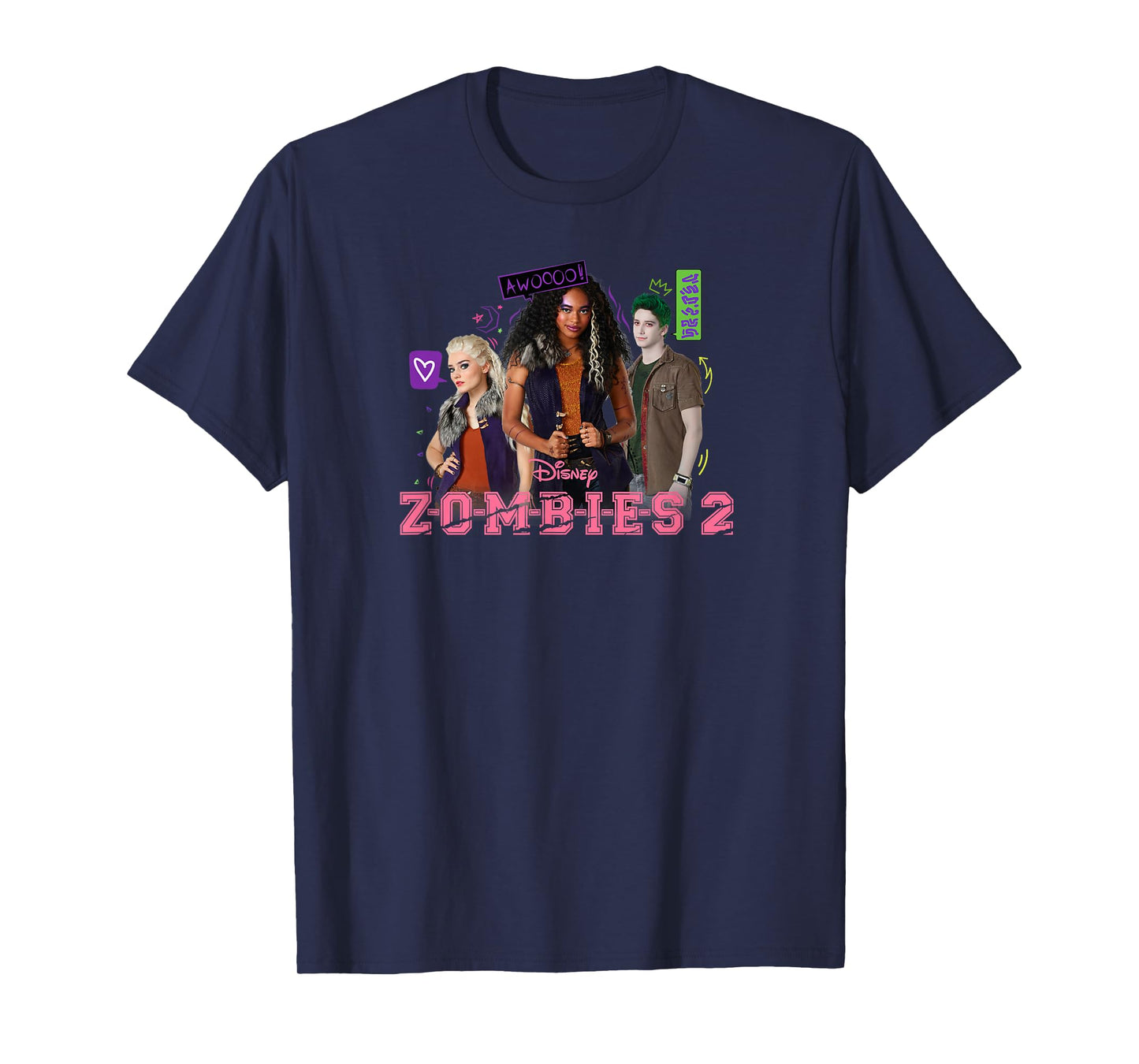 Zombies 2 - Zed Willa Addison Trio T-Shirt