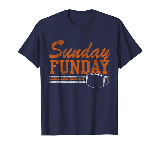 Retro Sunday Funday Football Fan Men Women Kids T-Shirt