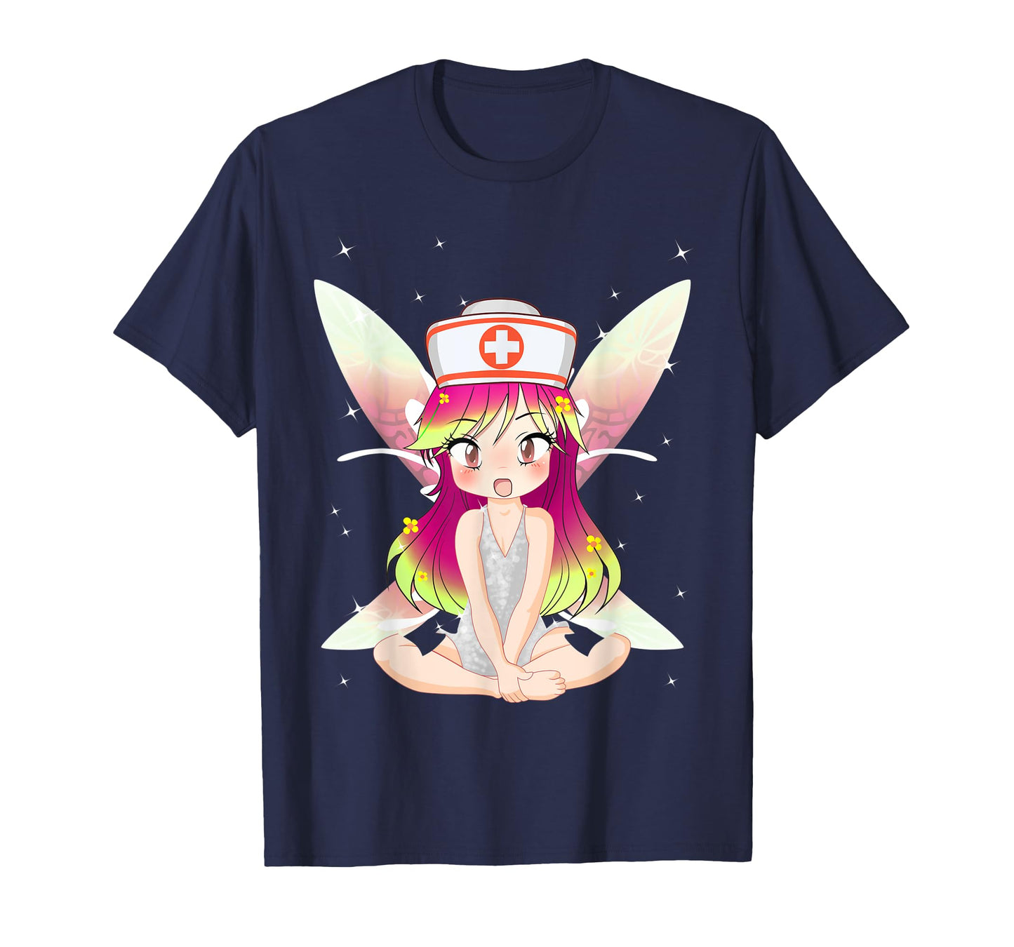Anime Pixie Fairy Nurse Appreciation International Nurse Day T-Shirt