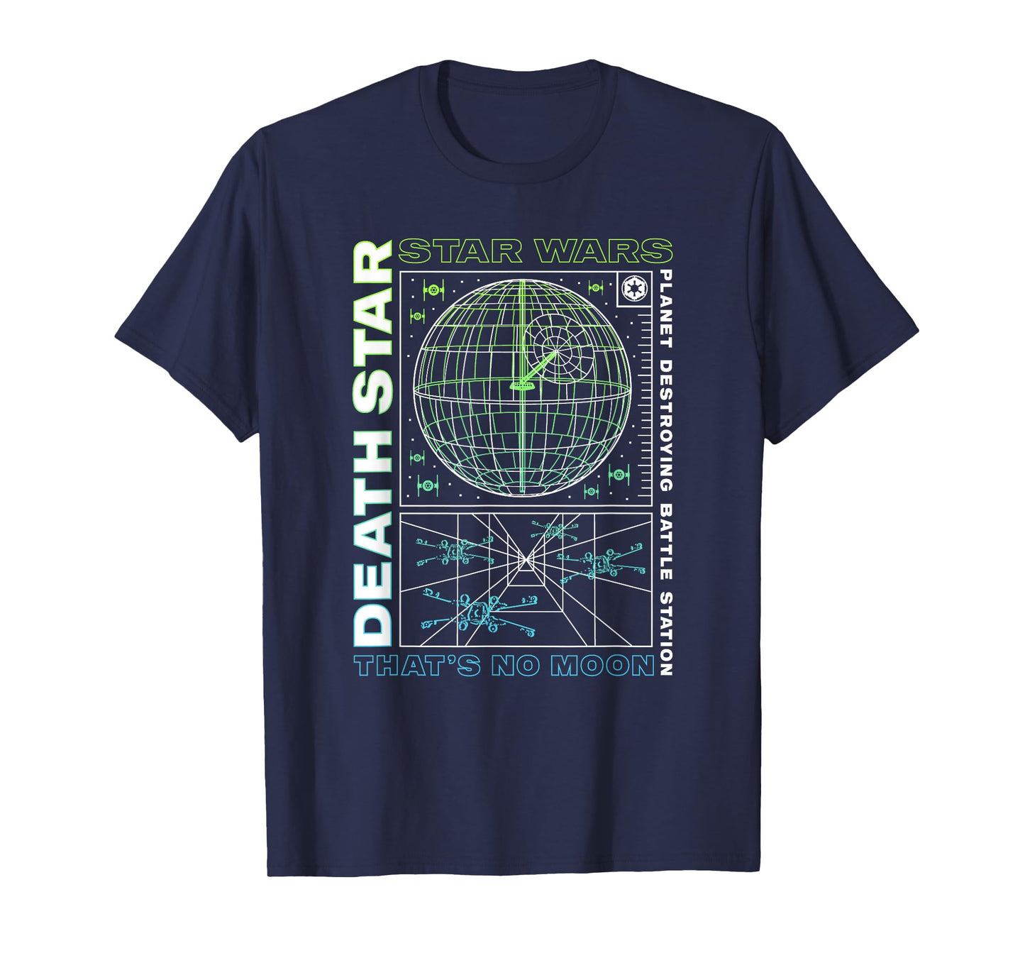 Star Wars Group Shot That's No Moon Death Star T-Shirt