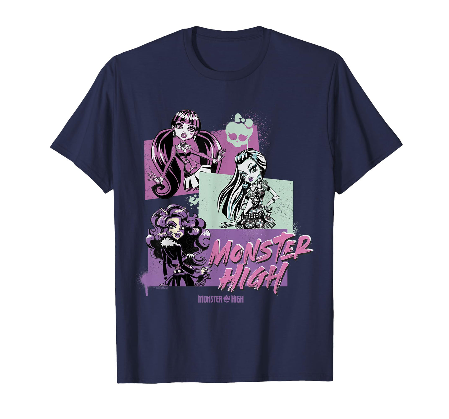 Monster High Alumni - Draculaura Frankie Stein Clawdeen Wolf T-Shirt