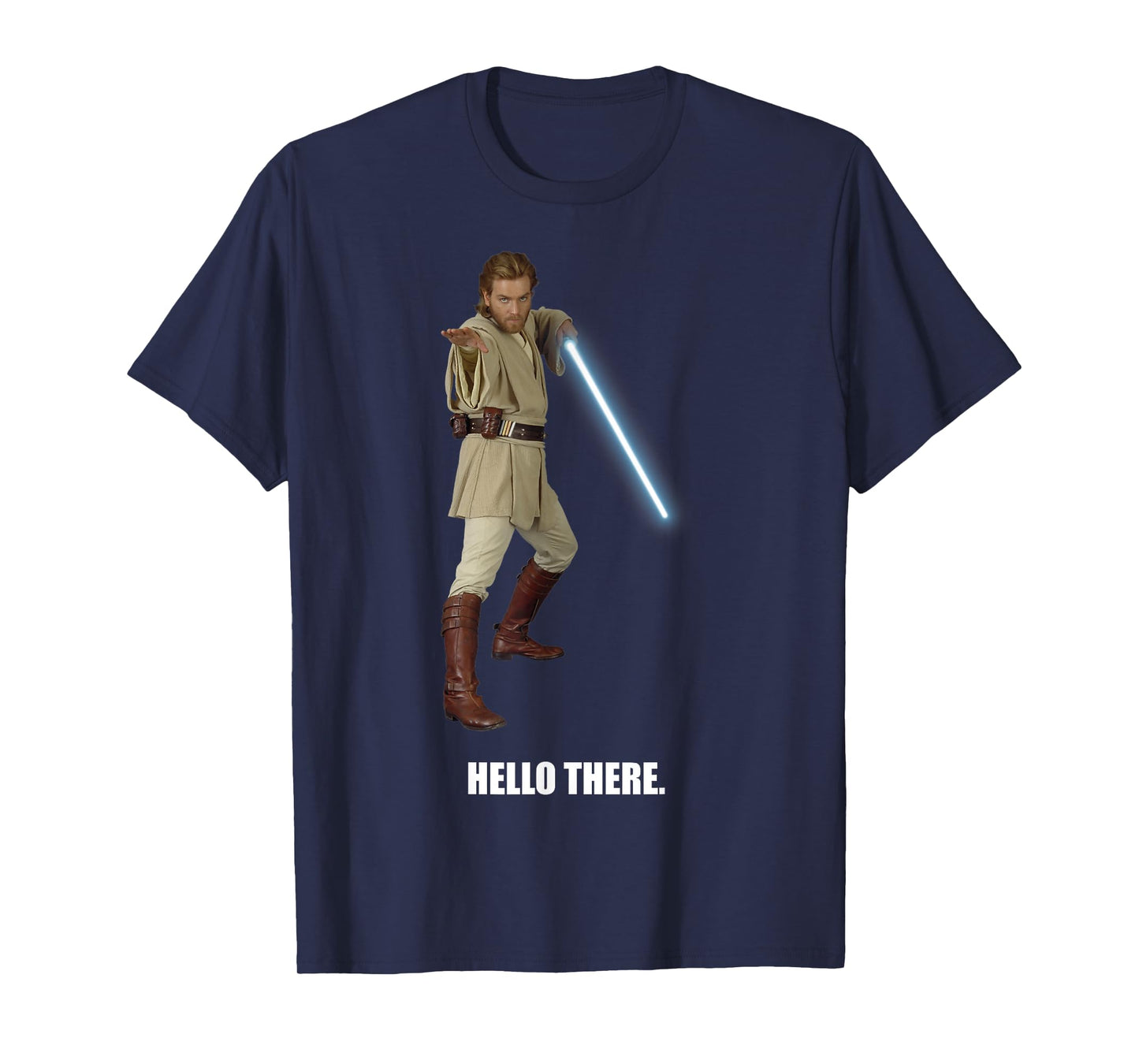 Star Wars Obi-Wan Kenobi Hello There Portrait T-Shirt