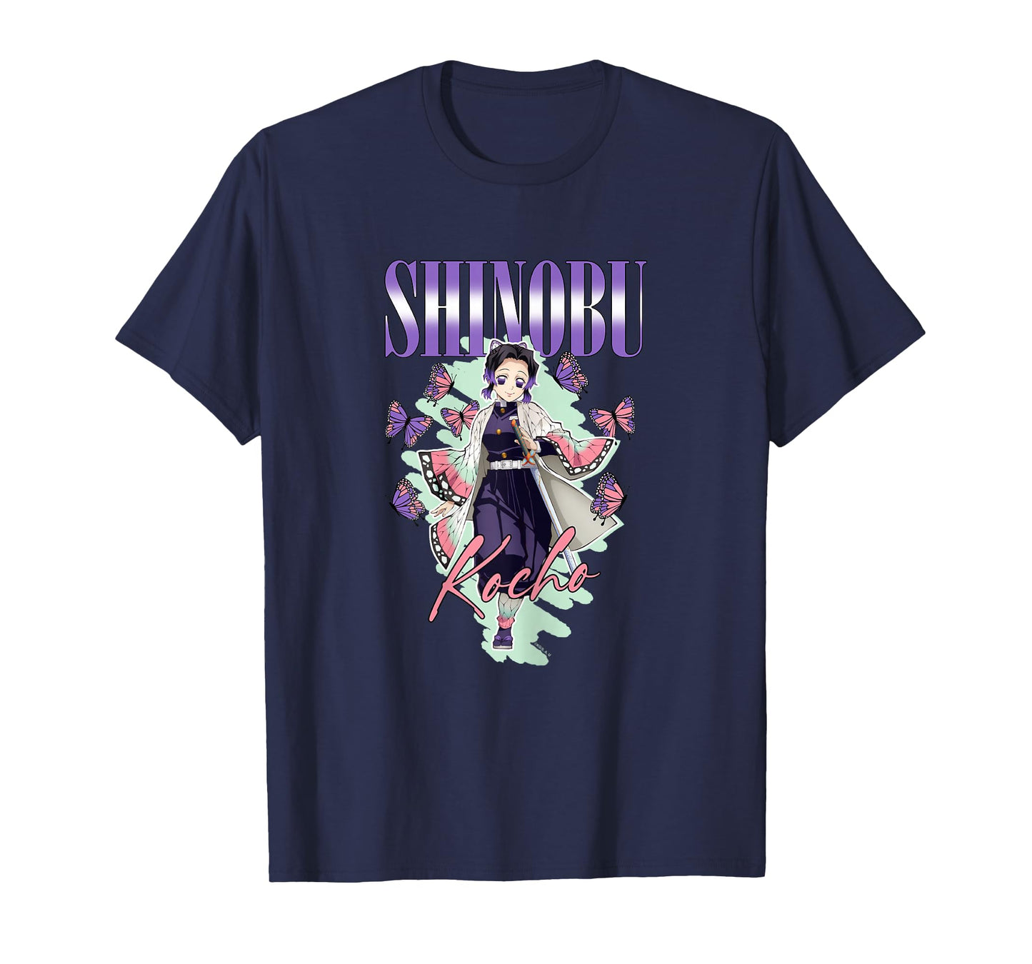 Demon Slayer: Kimetsu no Yaiba Shinobu Kocho Swift Butterfly T-Shirt
