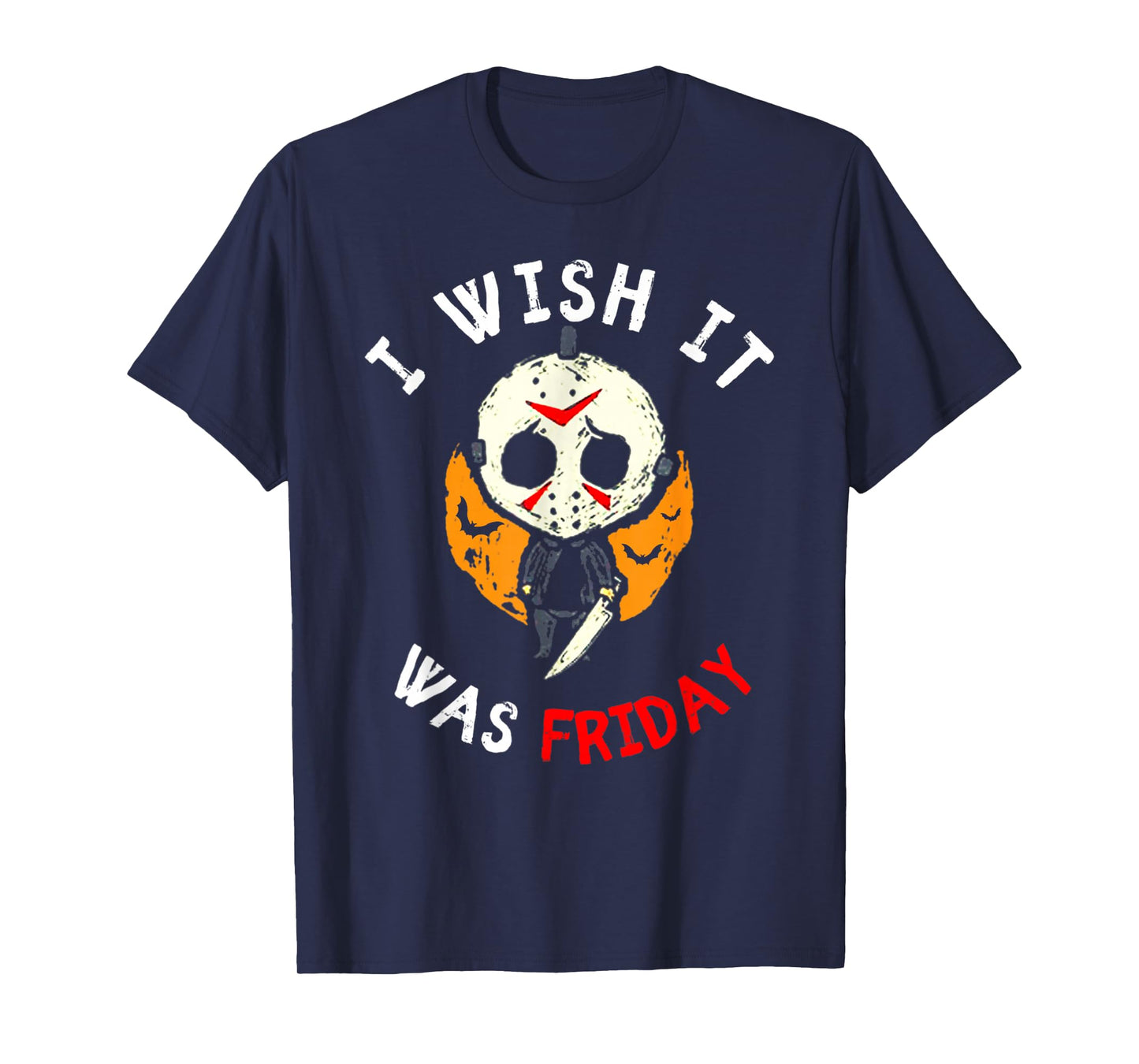 I Wish It was Friday Funny Scary Halloween T-Shirt