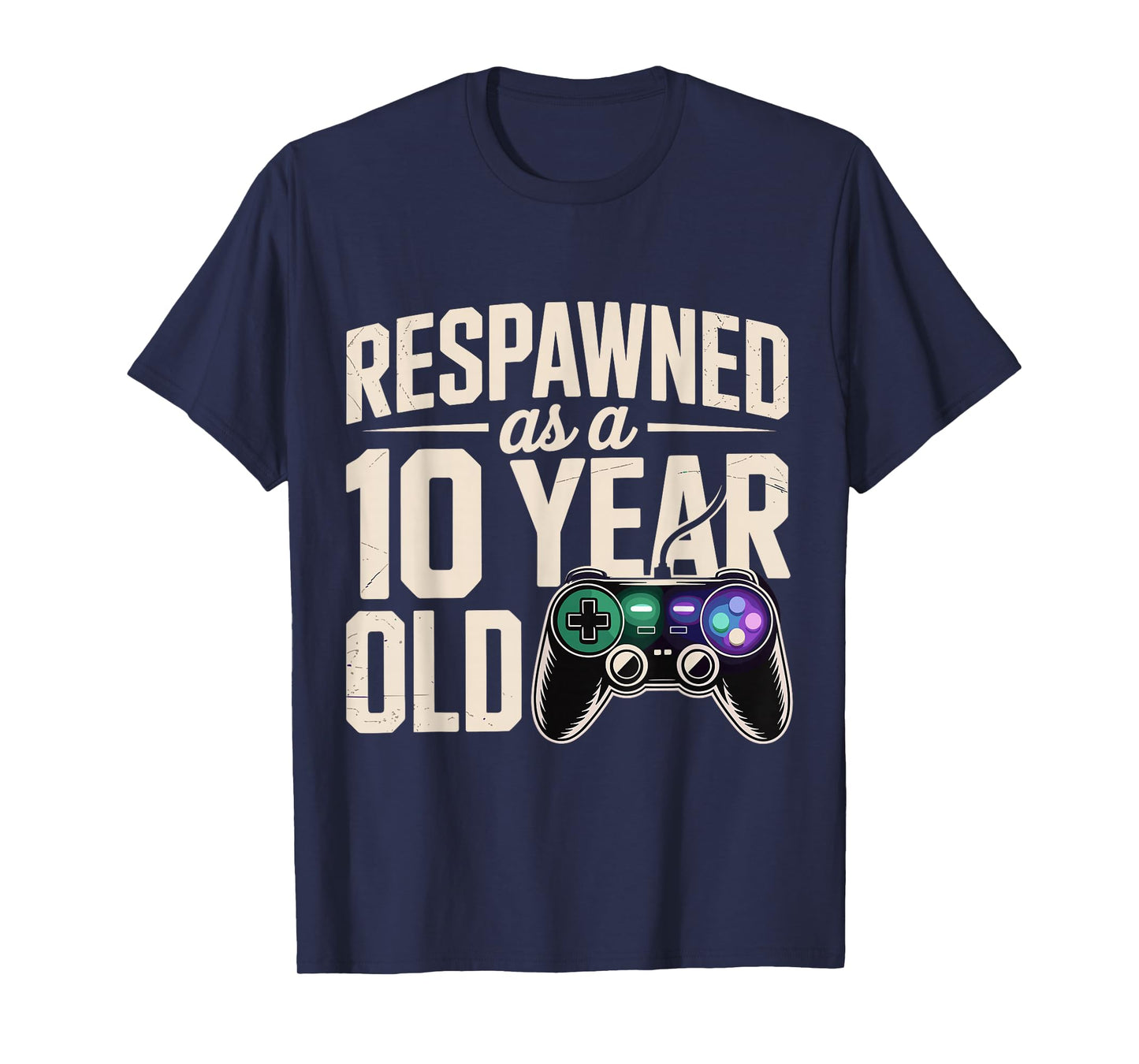 Boys 10th Birthday Shirt Boy 10 Year Old Birthday Gamer T-Shirt
