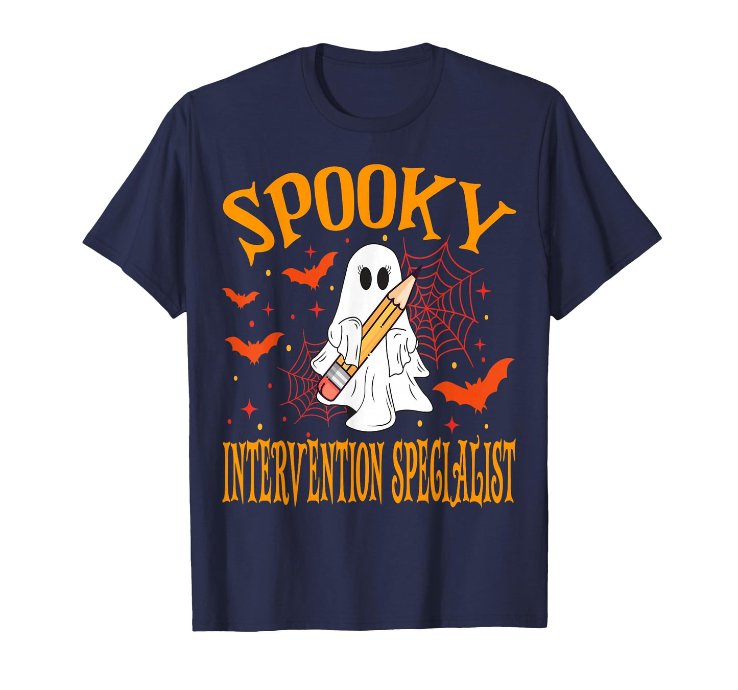 Spooky Intervention Specialist Halloween School T-Shirt