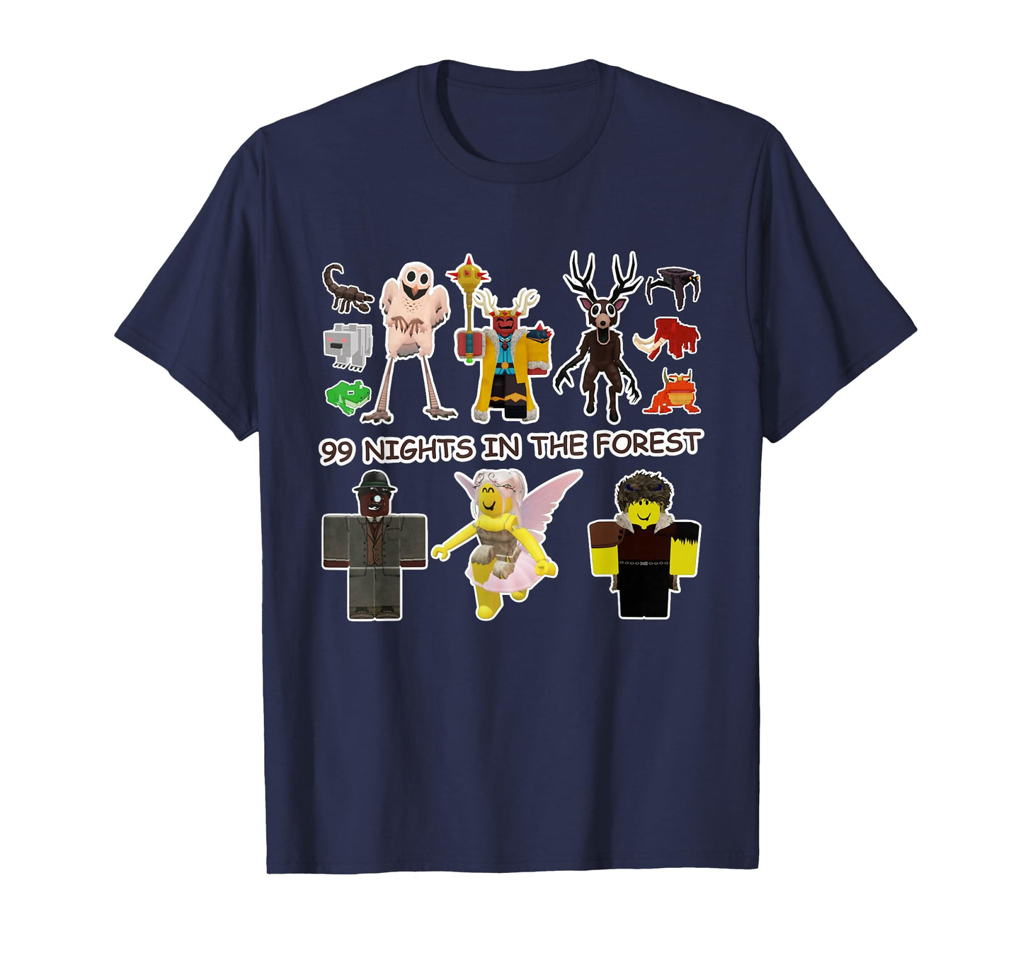 99 Nights Halloween Deer in The Forest Kids Funny T-Shirt