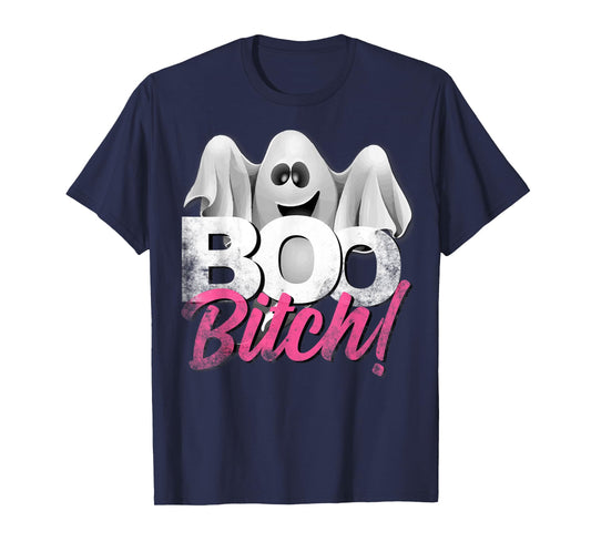 Boo Bitch Halloween humor distressed style T-Shirt