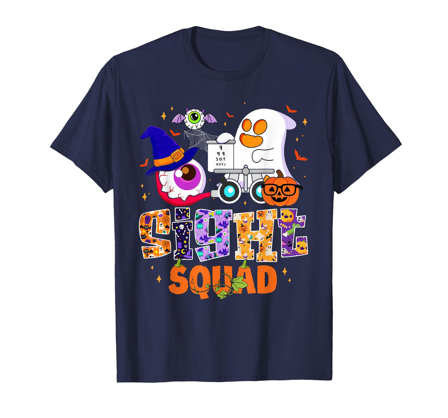 Sight Squad Funny Halloween Optometry Eye Doctor Optometrist T-Shirt