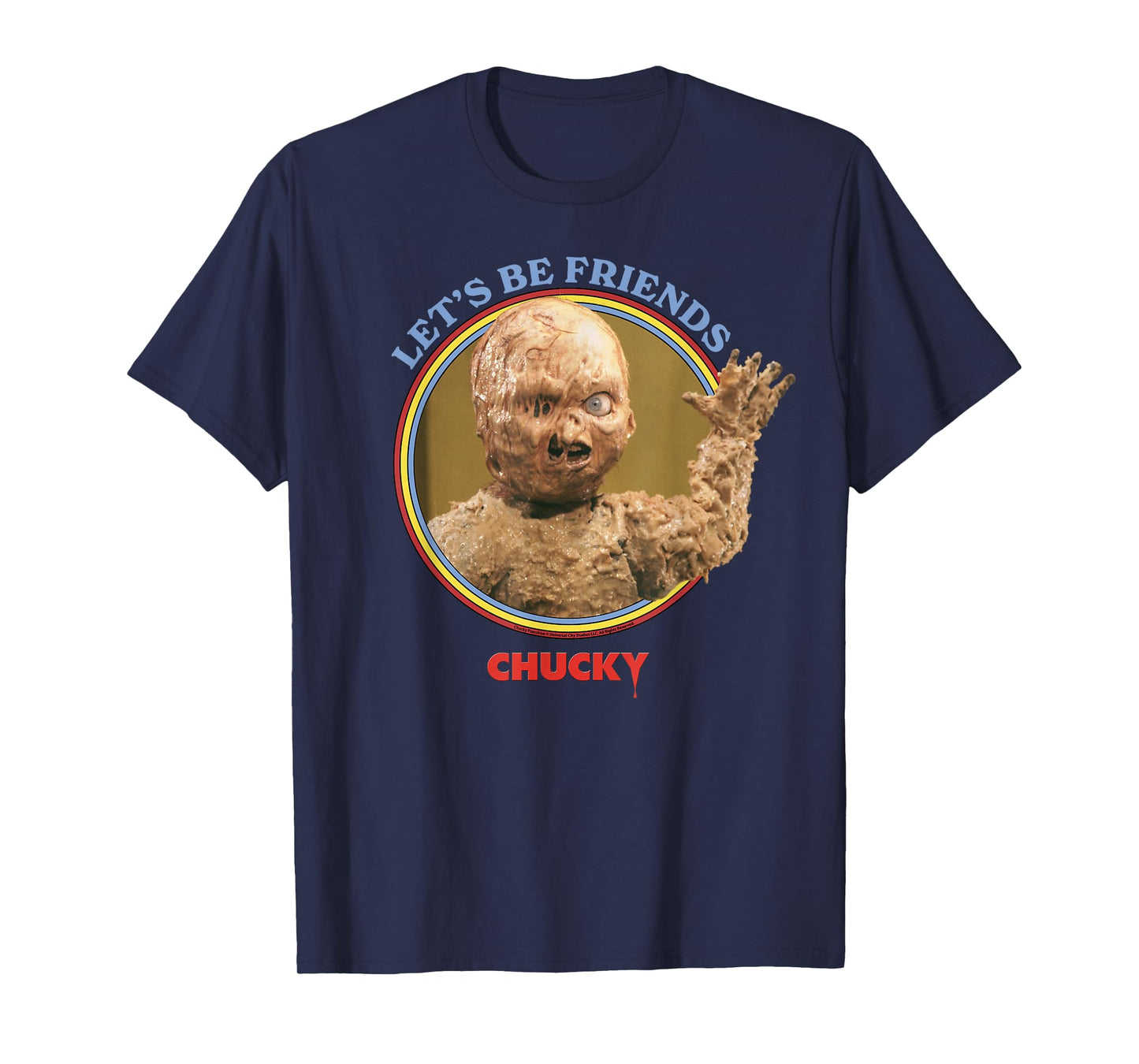 Chucky Let’s Be Friends Melting T-Shirt