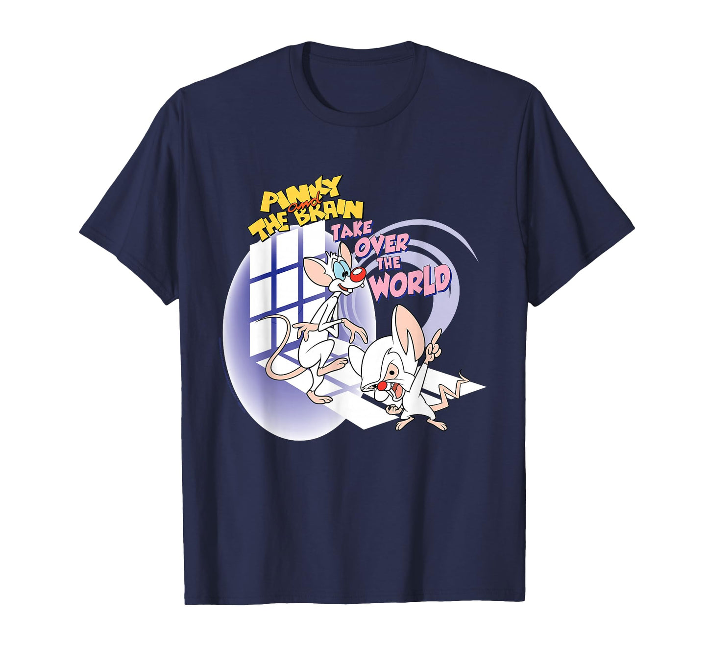 Animaniacs Pinky and The Brain Take Over The World T-Shirt