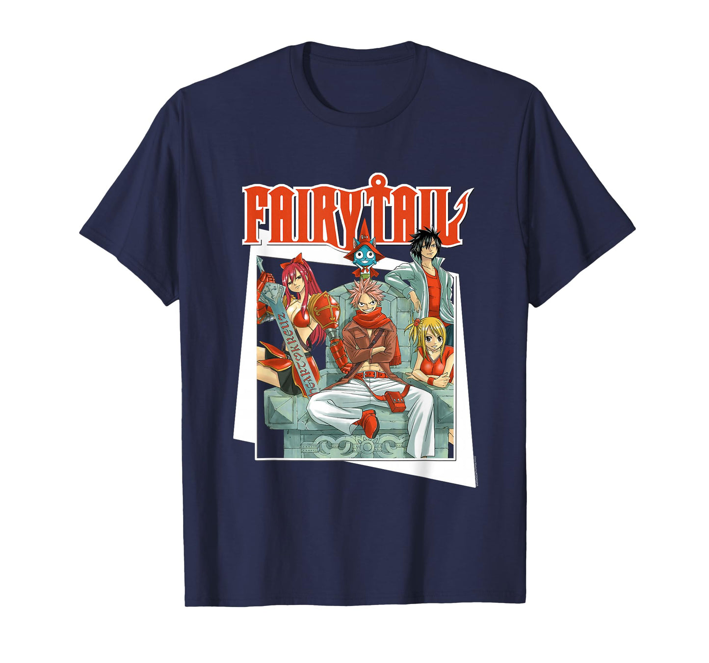 Fairy Tail Manga All Red Team Natsu T-Shirt