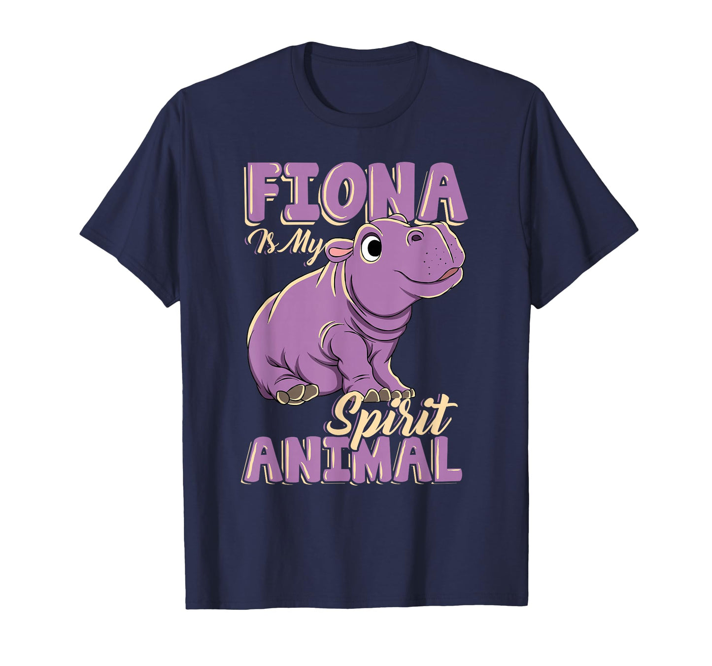 Fiona is My Ghost Animal Baby Hippopotamus Lover T-Shirt