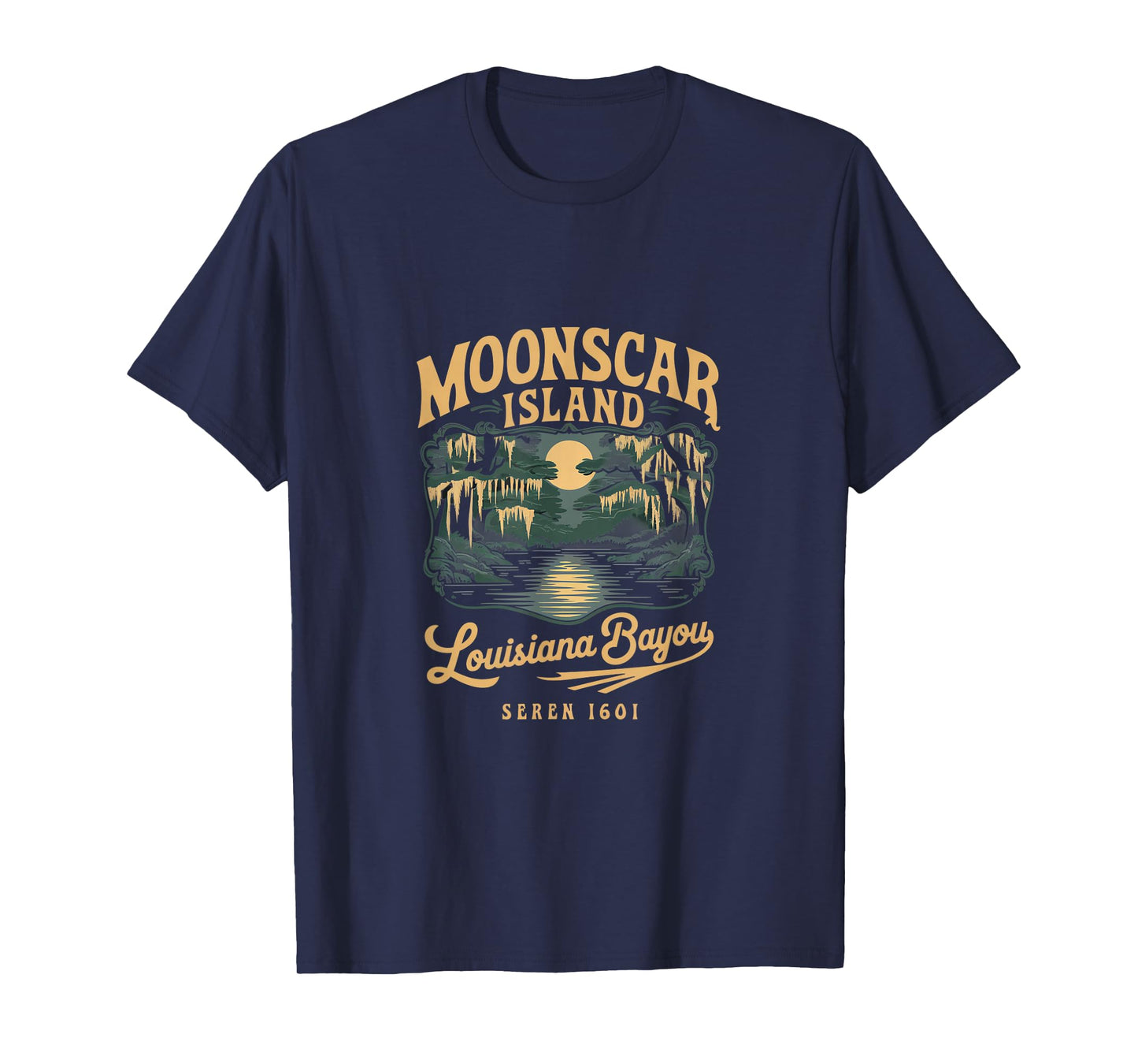 Moonscar Island Louisiana Bayou T-Shirt