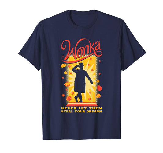 Wonka Movie Wonka Doorway Silhouette T-Shirt