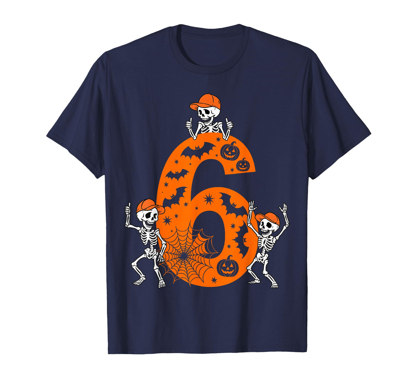 Six Seven Meme 6 7 Halloween Costume Dancing Skeleton T-Shirt