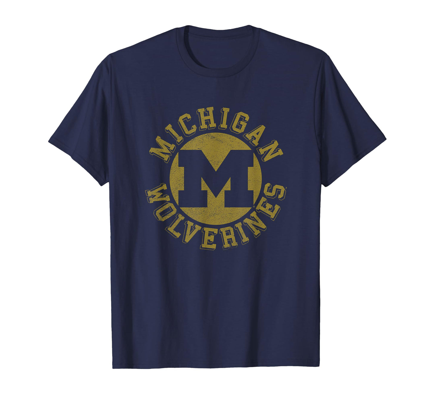 University of Michigan Wolverines U of M Classic Retro Stamp T-Shirt
