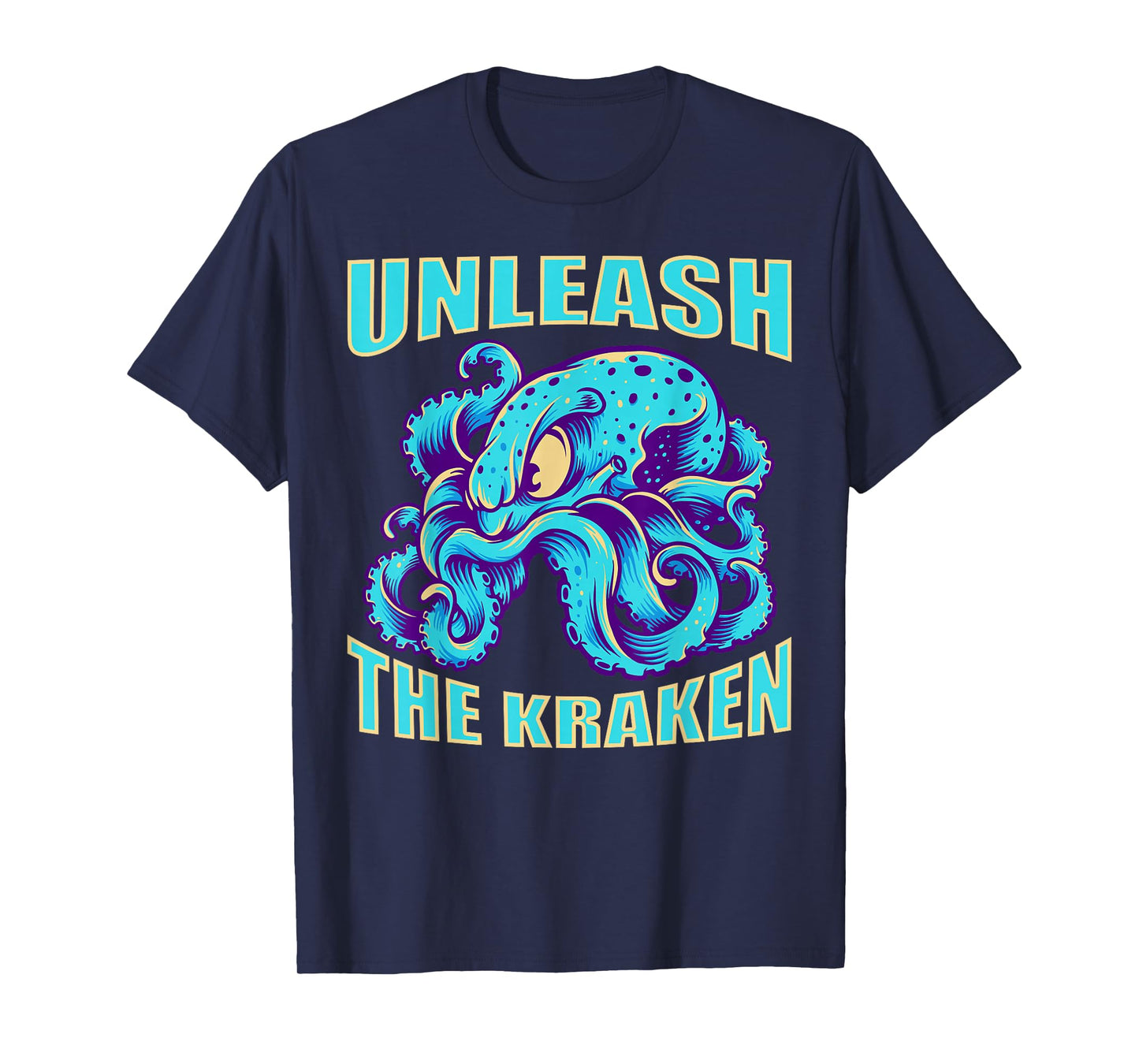 Kraken Sea Monster Vintage Unleash the Kraken Giant Kraken T-Shirt