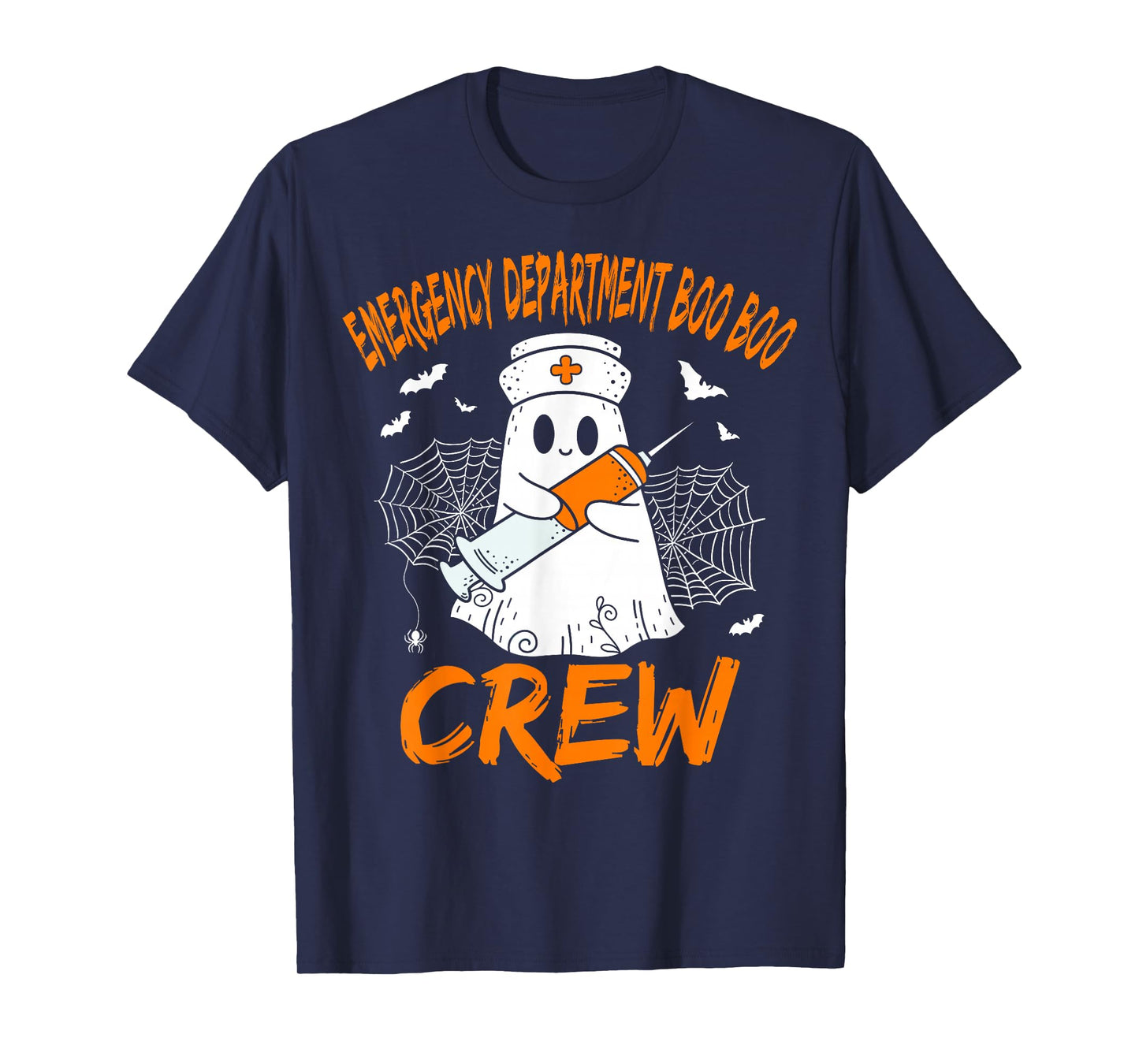 Emergency Department Boo Crew Ghost ER Nurse Halloween T-Shirt