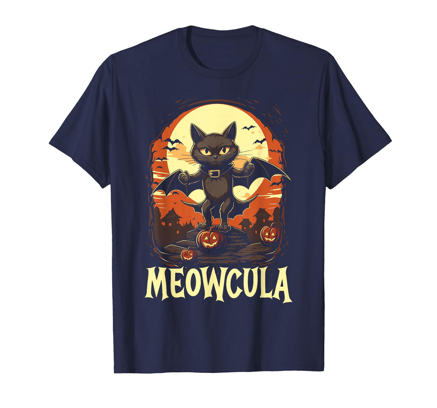 Dracula Halloween Scary Trick Or Treat Spooky Vampire T-Shirt