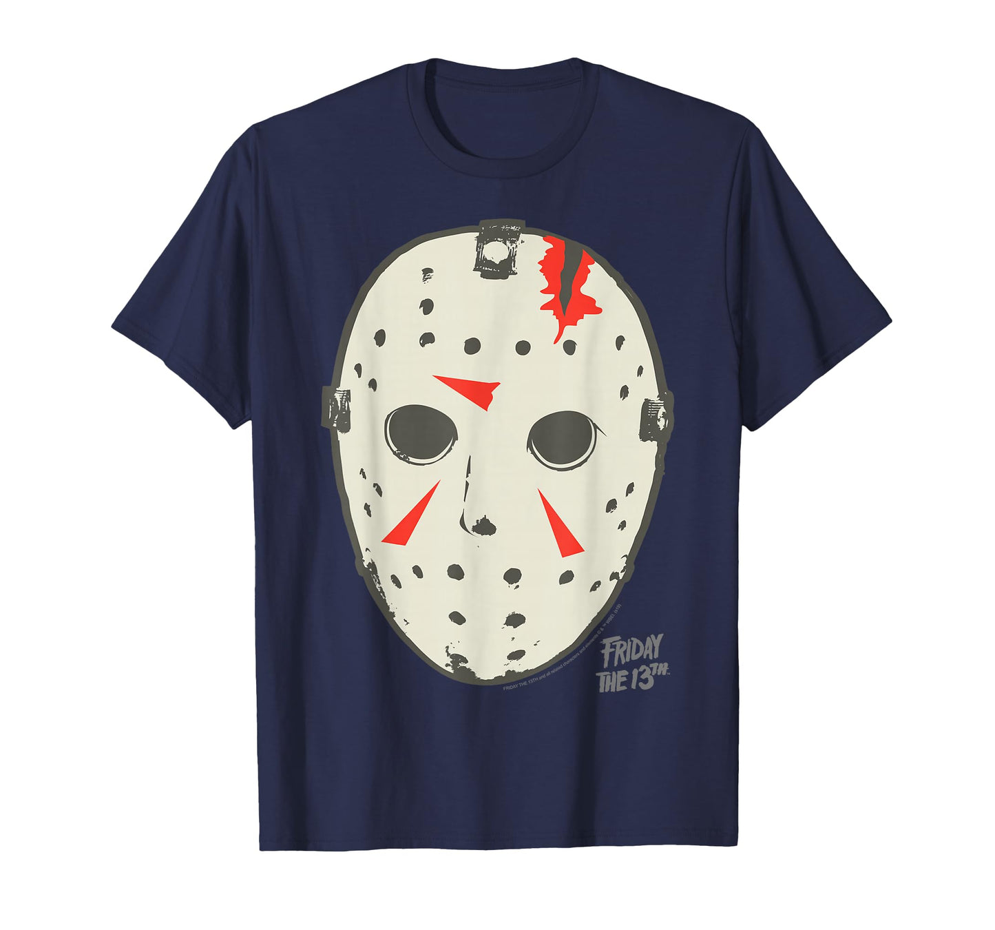 Friday The 13th Jason Damaged Mask T-Shirt