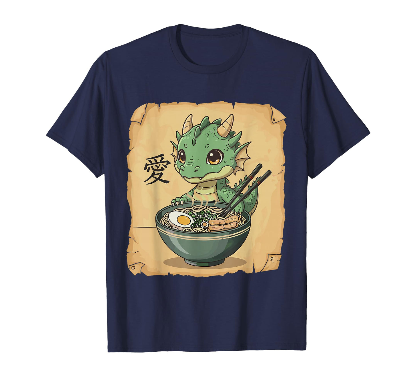 Ramen Dragon Noodle Kawaii Lover Japanese Funny Graphic T-Shirt