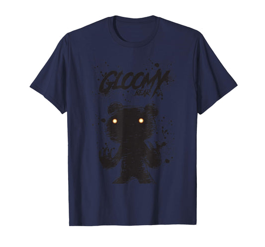 Gloomy Bear Naughty Grizzly Black Shadow Abstraction Anime T-Shirt