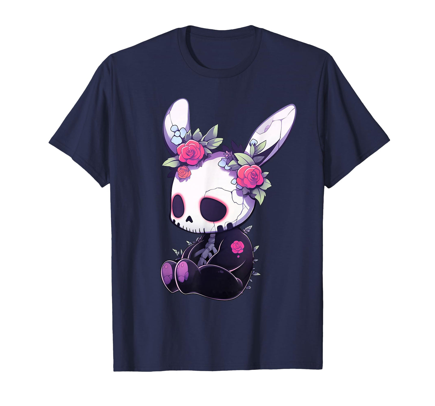 Goth Bunny Gothic Outfit Cute E-Girl Kawaii Rabbit Grunge T-Shirt