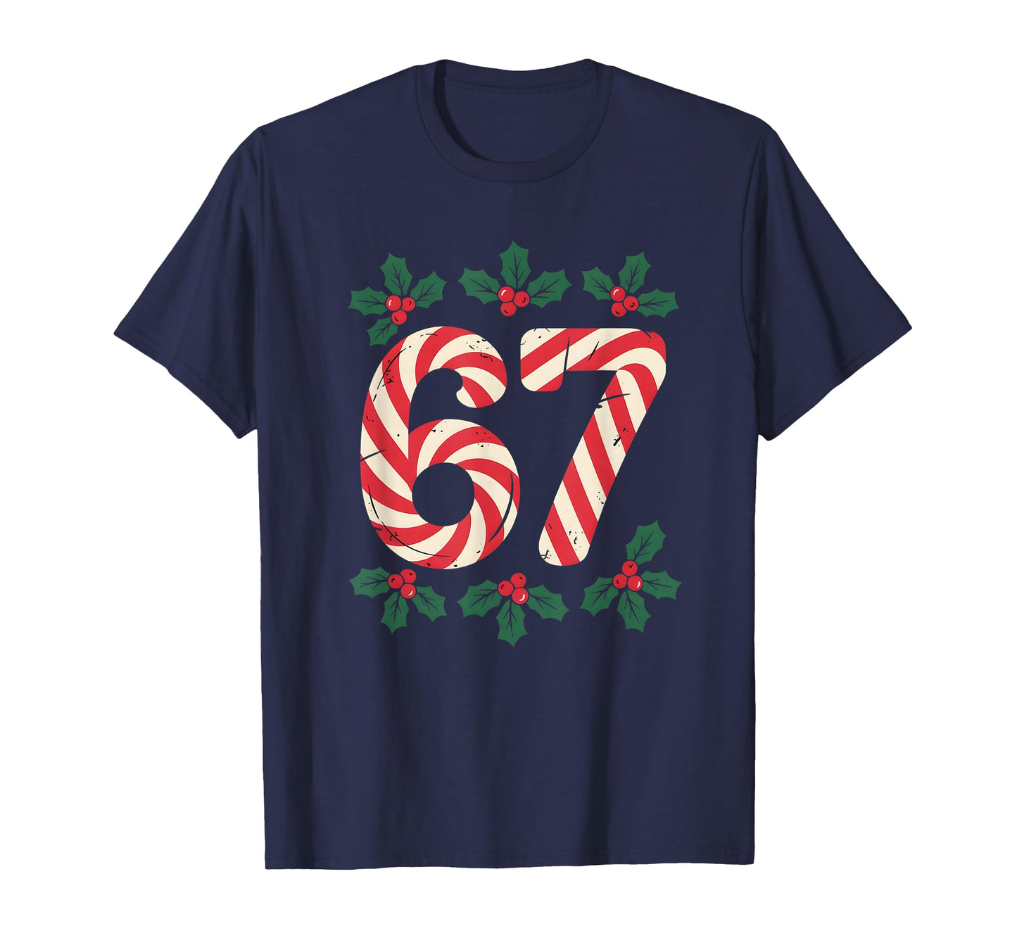 67 Number Christmas Six Seven Meme T-Shirt