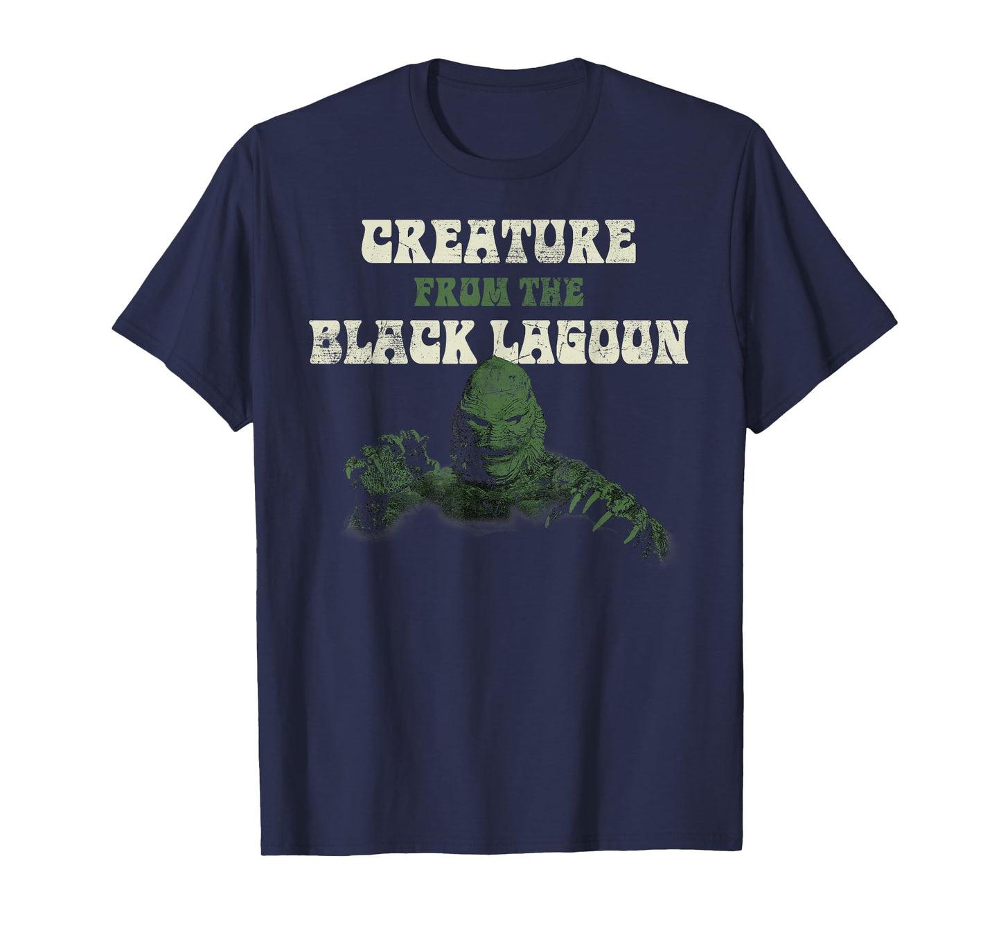 Universal Monsters From The Black Lagoon Dark Portrait T-Shirt