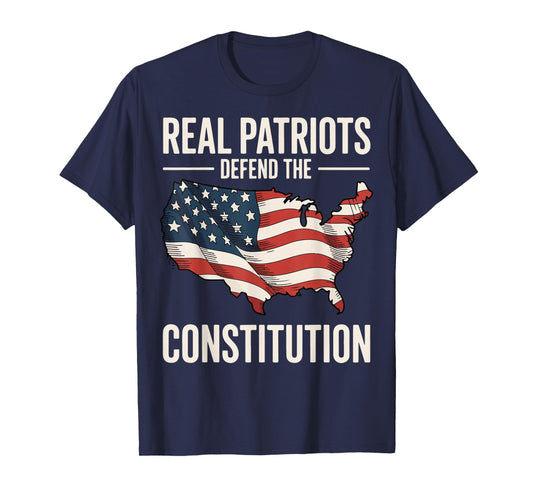Real Patriots Defend The Constitution T-Shirt