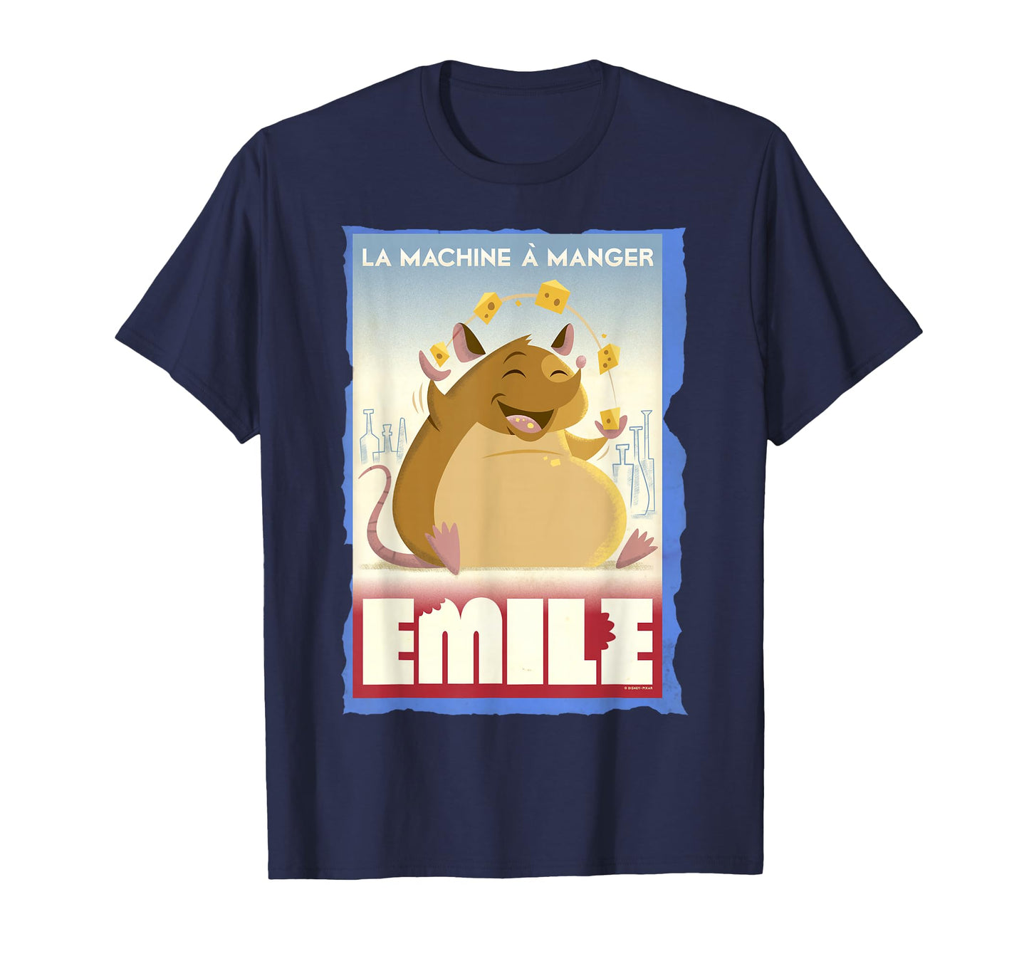 Disney Pixar Ratatouille Emile Eating Poster T-Shirt