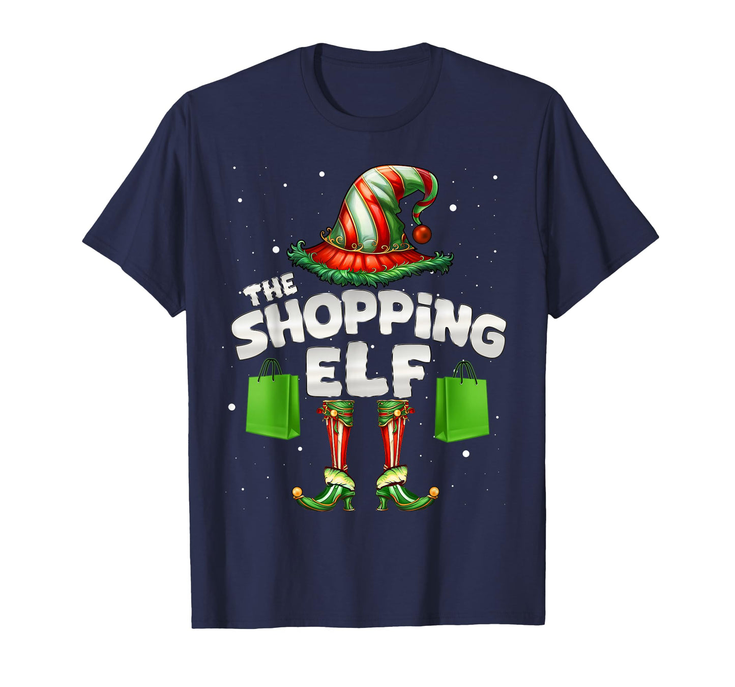 I'm The Shopping Elf Family Matching Group Christmas T-Shirt