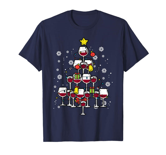 Christmas Tree Funny Winter Xmas Women Men Adult T-Shirt