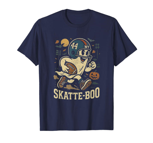 Vintage Cam Skattebo Skatte-Boo Cute Ghost Football Lovers T-Shirt