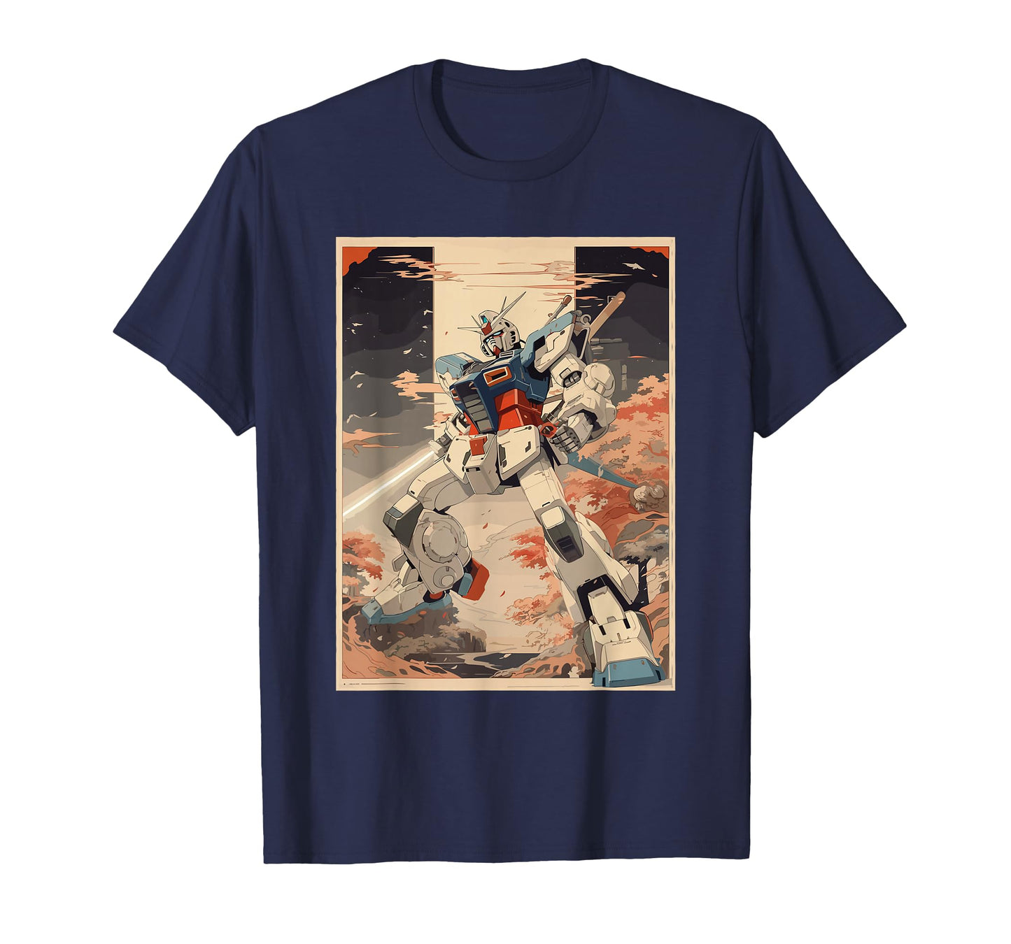Anime Japanese Robot Giant Mecha Anime Robot Action Figure T-Shirt