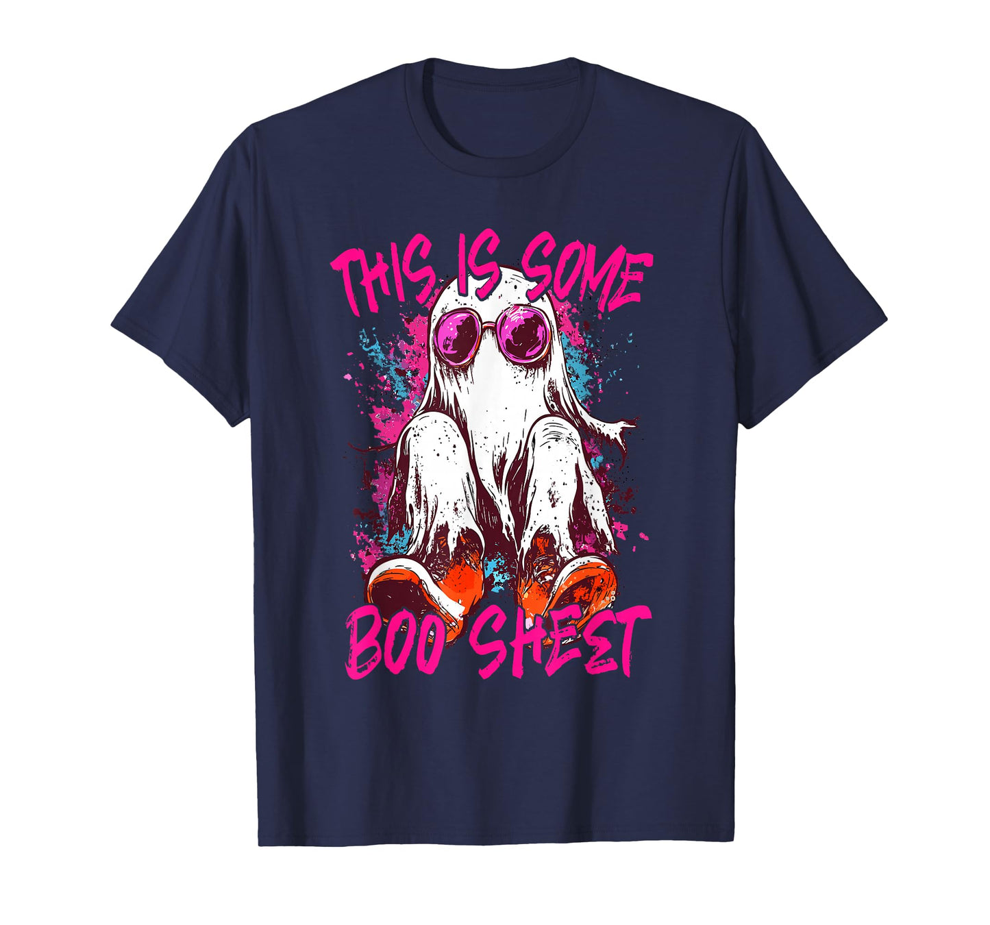 This is Some Boo Sheet Ghost Retro Halloween Funny Halloween T-Shirt
