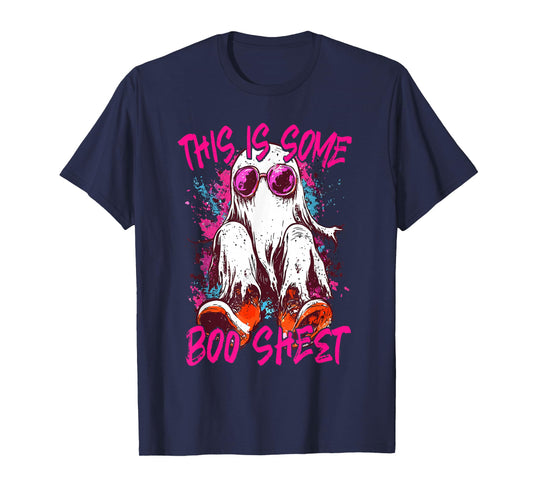 This is Some Boo Sheet Ghost Retro Halloween Funny Halloween T-Shirt