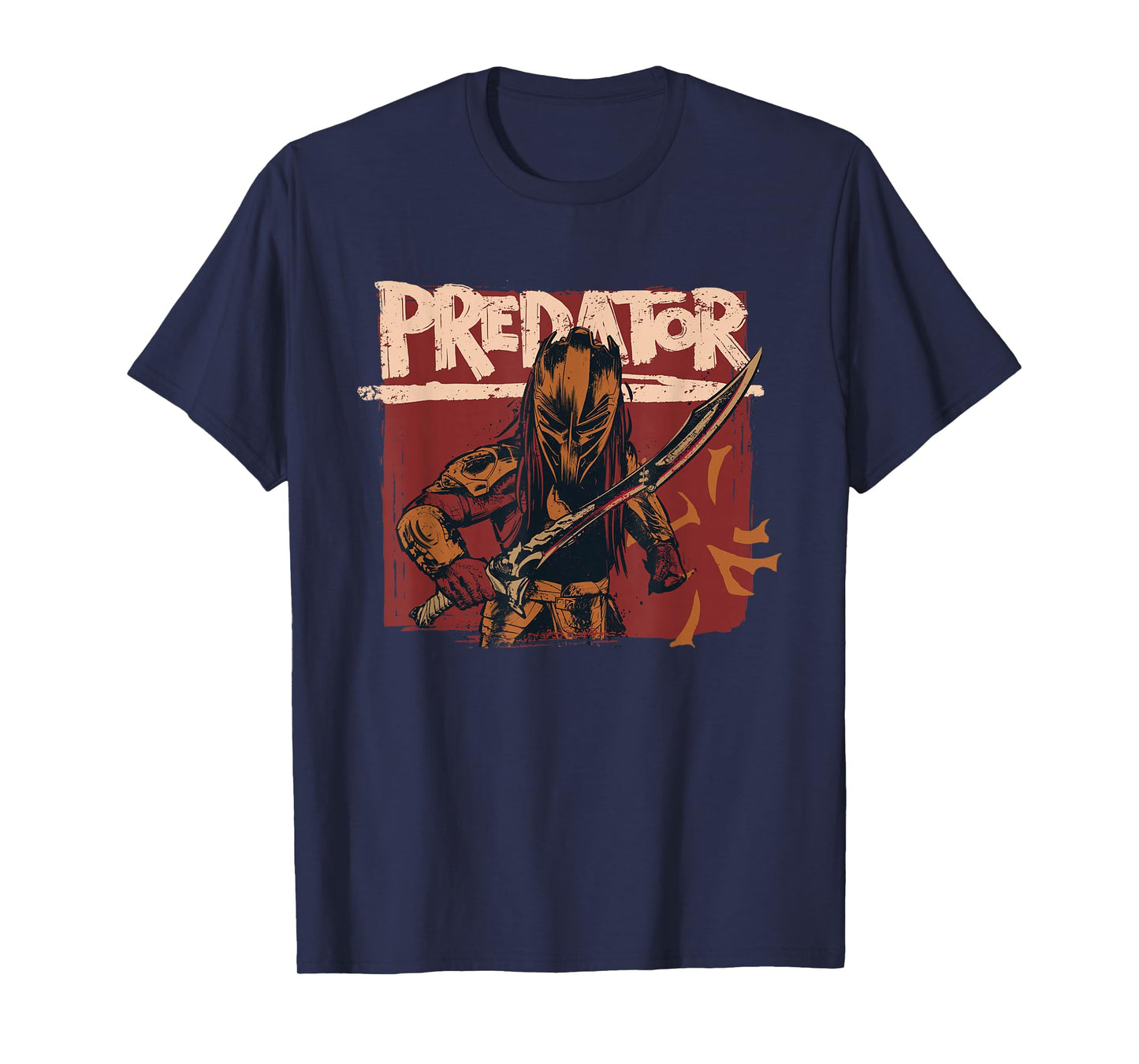 Predator: Badlands Yautja Warrior with Blade Illustration T-Shirt