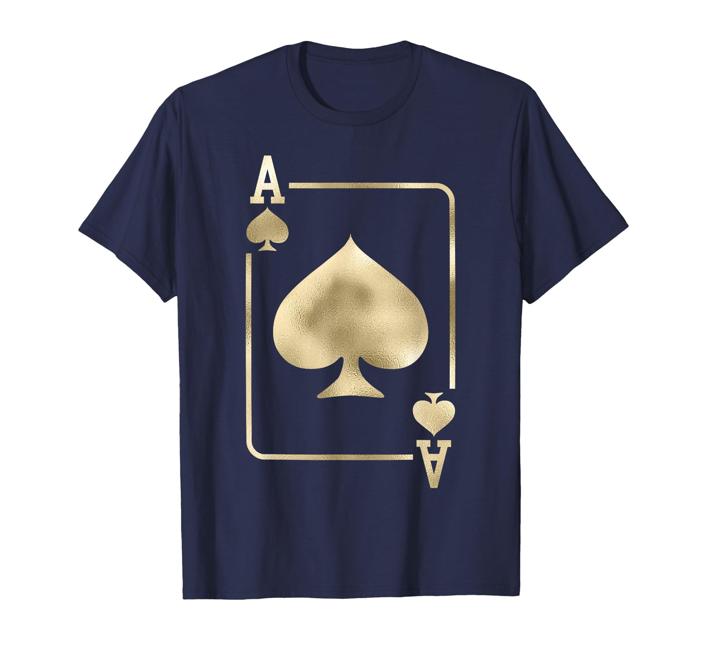 Ace of Spades Playing Card Halloween Glam Costume T-Shirt