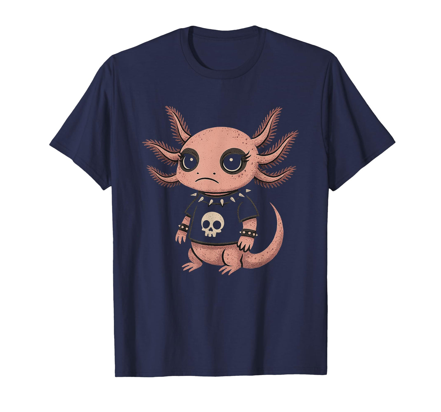 Womens Goth Goth Girls Emo Girl Gothic Emo Axolotl T-Shirt