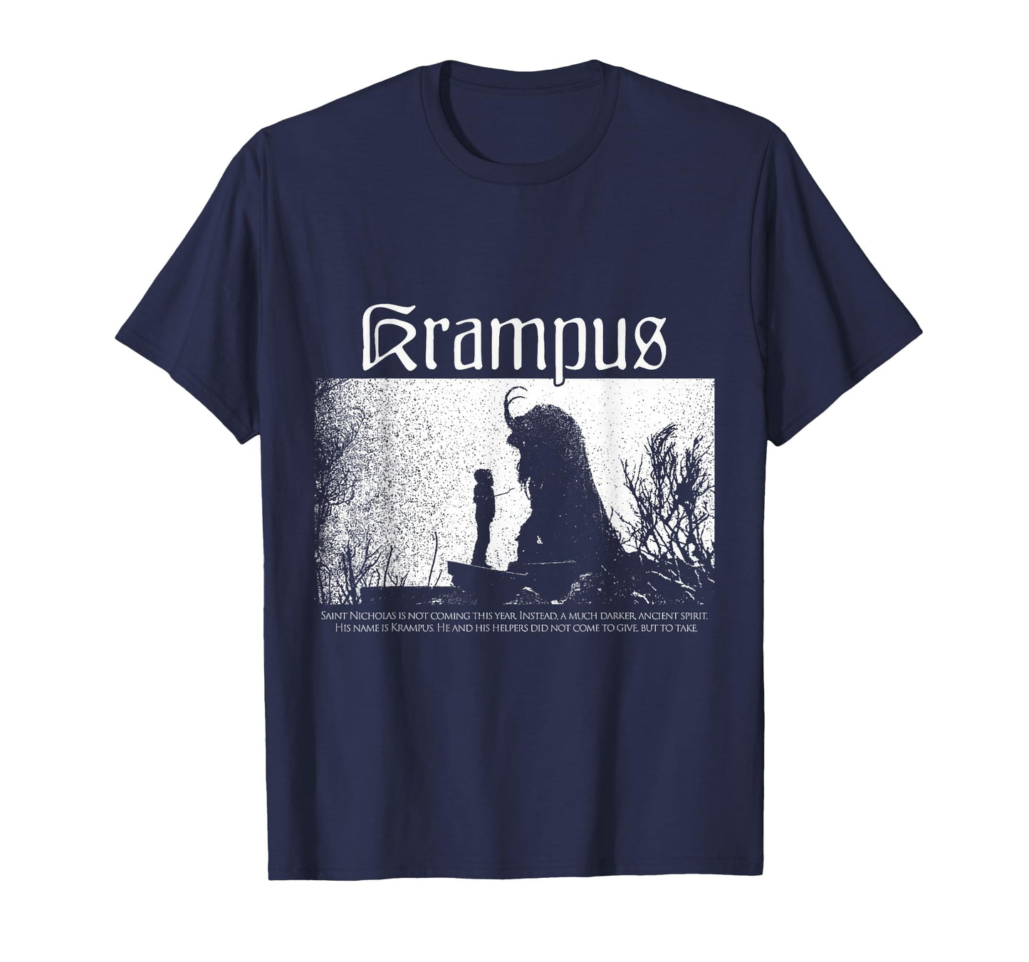 Krampusnacht Christmas Monster Krampus Lover Festive Horror T-Shirt