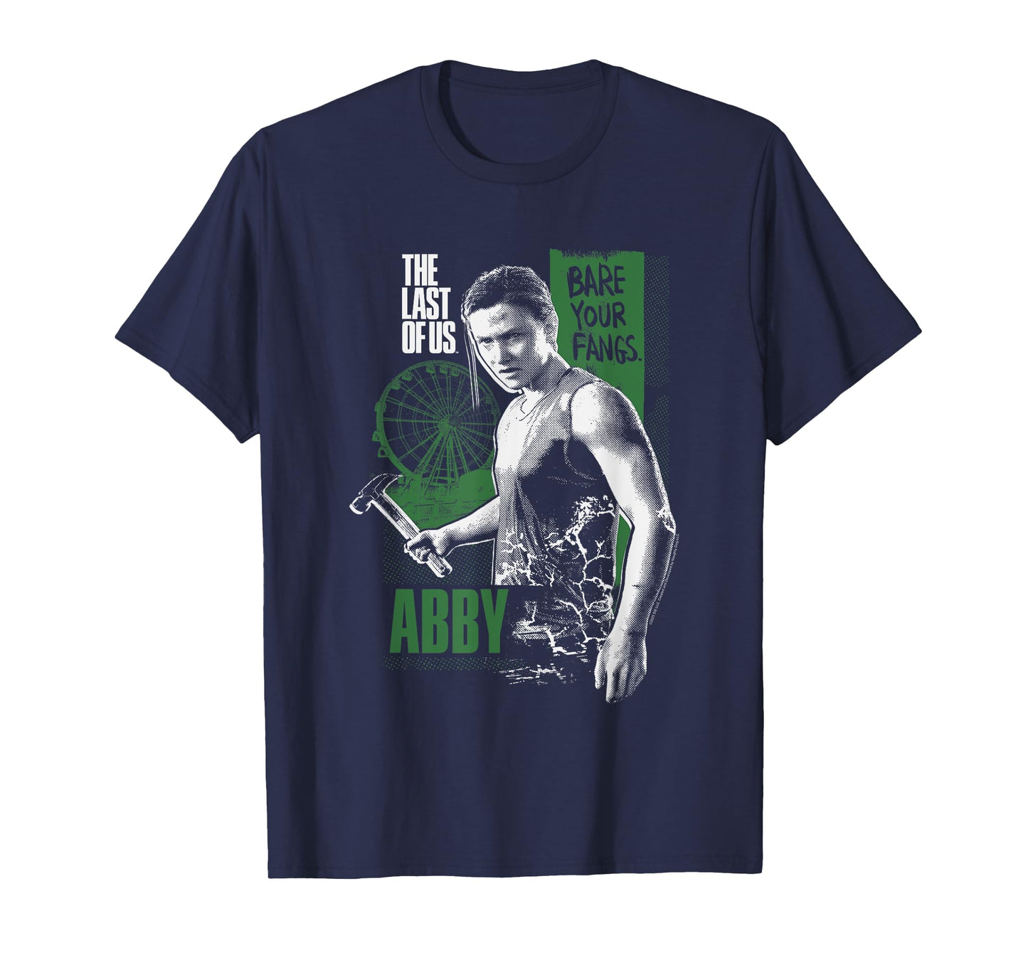 The Last of Us Abby Hammer Bare Your Fangs Video Game T-Shirt