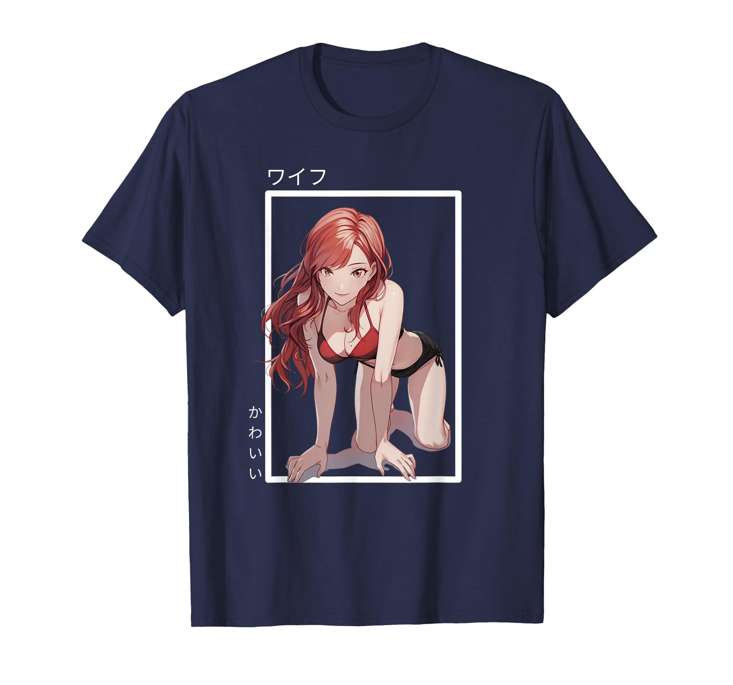 Waifu Anime Girl For Men Women Hentai Weeb Japanese Graphic T-Shirt
